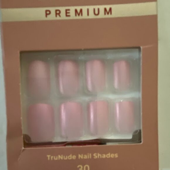 KISS Bare but Better Premium TruNude Press-On Nails Short Square  Pink 30 Count - Picture 6 of 6
